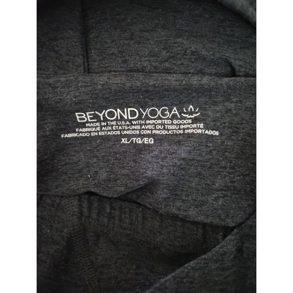 Beyond Yoga Lost Your Mind Spacedye Mini Dress XL Dark Heather Gray One Shoulder - Picture 7 of 9